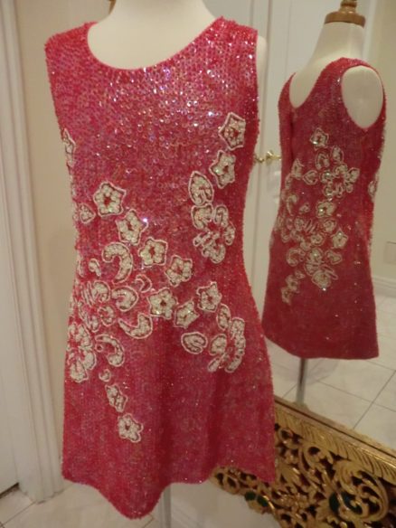 BSD 311 FULL SEQUIN GIRLS HAWAII FLORAL DRESS