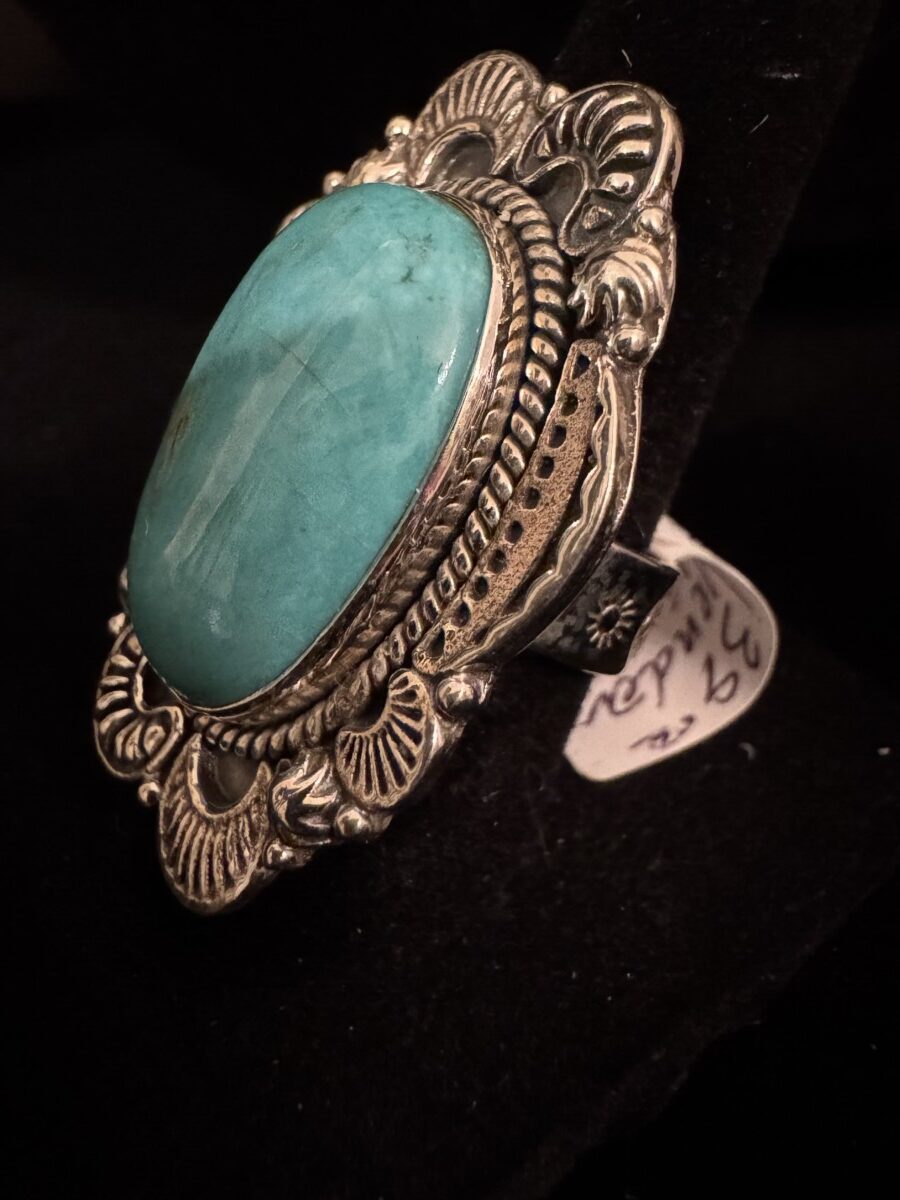 Beautiful, large turquoise statement, ring, gorgeous, gorgeous - Image 7