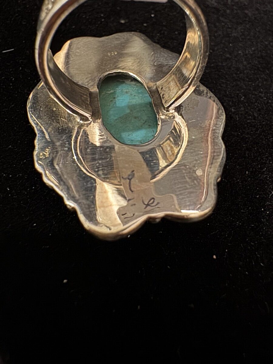 Beautiful, large turquoise statement, ring, gorgeous, gorgeous - Image 5